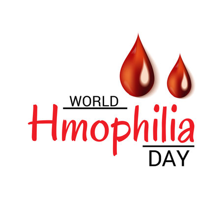 Vector illustration of a Background for World Hemophilia Day.の写真素材