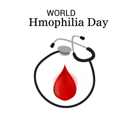 Vector illustration of a Background for World Hemophilia Day.の写真素材