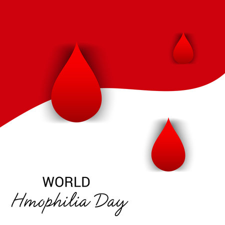 Vector illustration of a Background for World Hemophilia Day.の写真素材