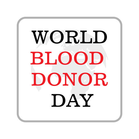 Vector illustration of a Background for World Blood Donor Day.の写真素材