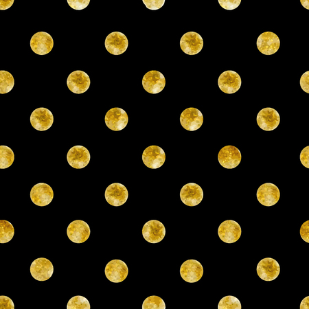 Geometric Seamless pattern of golden sequinsのイラスト素材