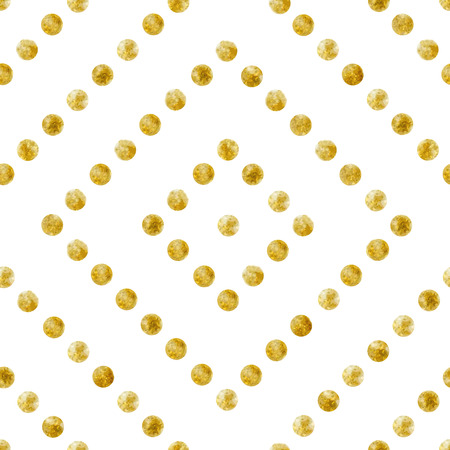 Geometric Seamless pattern of golden sequinsのイラスト素材
