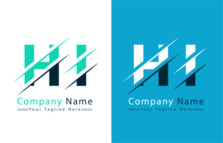 HI Letter Logo Vector Design Template Elementsのイラスト素材