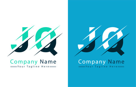 JQ Letter Logo Vector Design Template Elementsのイラスト素材