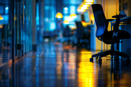 A chair in a interior roomの素材