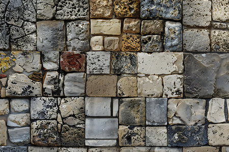 Background of stone wall textureの素材