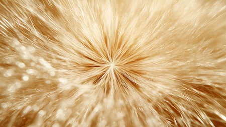 Close up captures the radiant energy of a sepia toned dandelion seed head, showcasing intricate floral details and creating a sense of dreamy ethereality.の素材