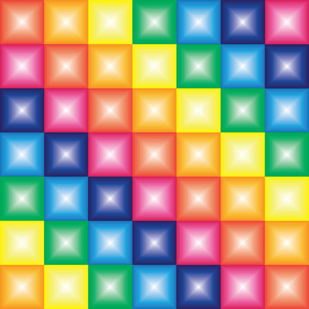 color tile located on a diagonalのイラスト素材