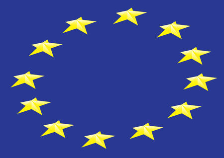 flag european unionのイラスト素材