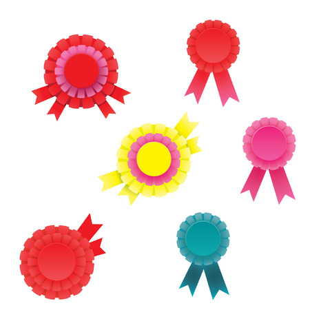 color ribbonsのイラスト素材