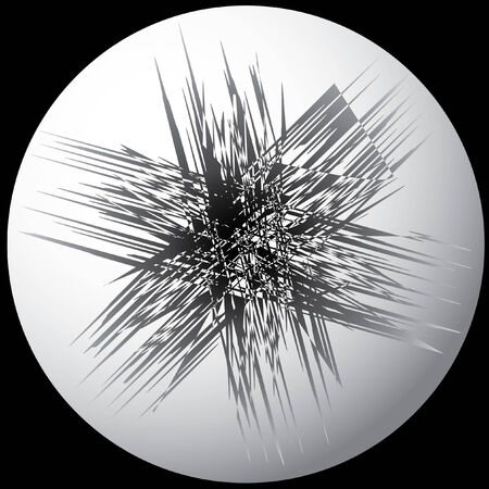 crystal blackのイラスト素材