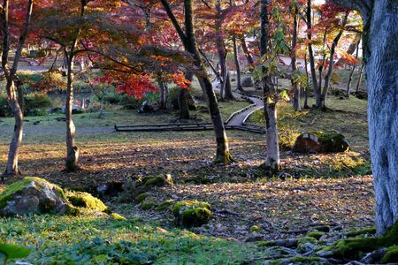 Former Ikeda Family Japanese Garden , Akita, Japanの写真素材
