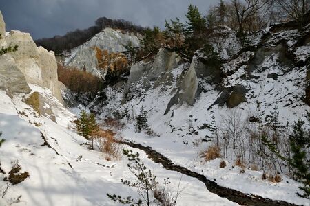 "Winter of Lake Twelve", Fukaura Town, Aomori Prefectureの写真素材