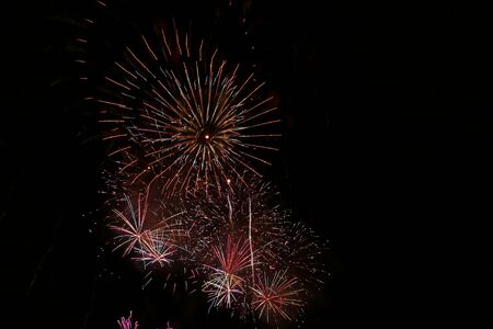 ã"Fireworks of The Omagari", Daisen City, Akita Prefectureの写真素材