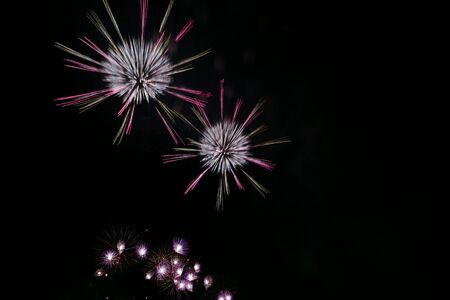 ã"Fireworks of The Omagari", Daisen City, Akita Prefectureの写真素材
