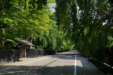 "Summer in Kakunodate", Senboku City, Akita Prefecture Japanの写真素材