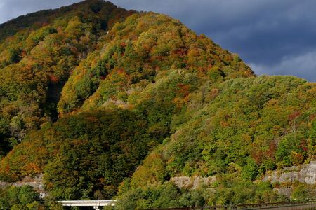 "Lake Hosen" Senboku City, Akita Prefecture Japan?の写真素材