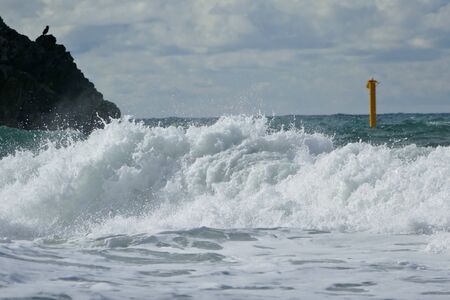 Sea of Japan Aomori Prefecture Japanの写真素材