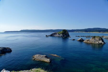 Sea of Japan Aomori Prefecture Japanの写真素材