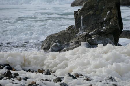 Sea of Japan Aomori Prefecture Japanの写真素材