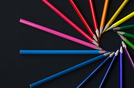 Colorful Pencil With Beautiful Backgroundの写真素材