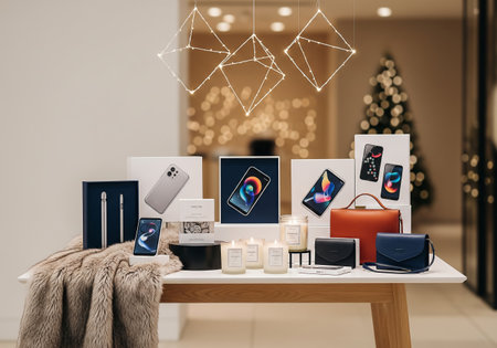 New Apple iPhone X and iPhone 7 Plus on display in Apple Store in Milan.の素材