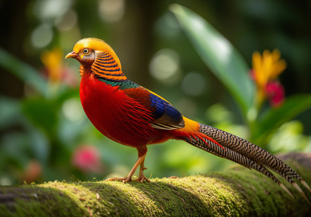 Golden pheasant (Phasianus colchicus)の素材