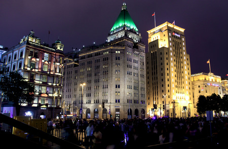 shanghai night scenery