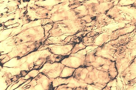 yellow wave in artの写真素材