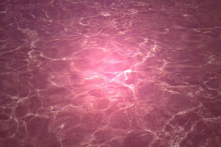 pink wave in artの写真素材