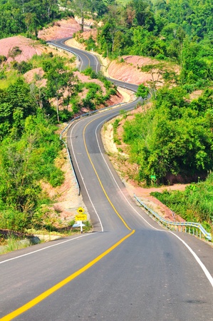 Road to mountain の写真素材