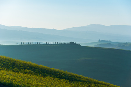 In the middle of the gorge Tuscanyの写真素材
