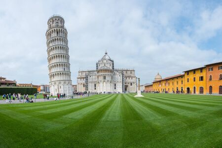 Leaning tower of Pisa, Italyの写真素材