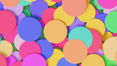 The pattern of circles abstract backgorund