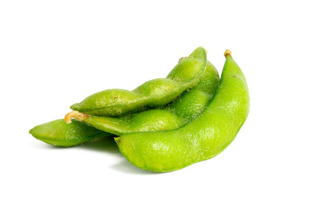 High-resolution photograph of Japanese peas taken using the stacked focus technique.の写真素材