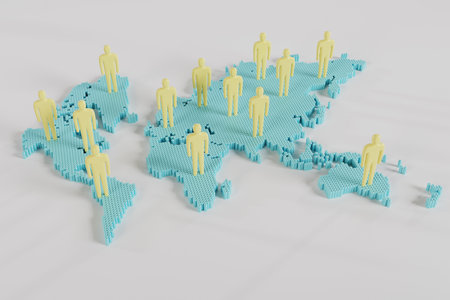 An image that conveys the connection of people around the world that can be connected through...