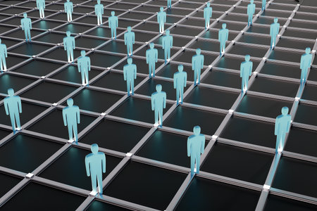 An image that conveys the connection of people around the world that can be connected through...