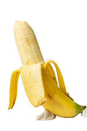 The Photo of fresh golden Banaba taken with a high-resolution camera using the focus-stacking technique on a white background.の写真素材