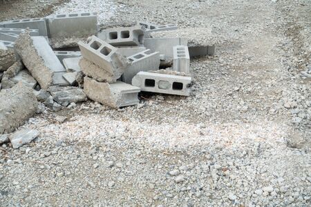 Abandoned Concrete Block / Construction site image