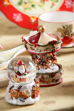 Christmas theme decorationの写真素材