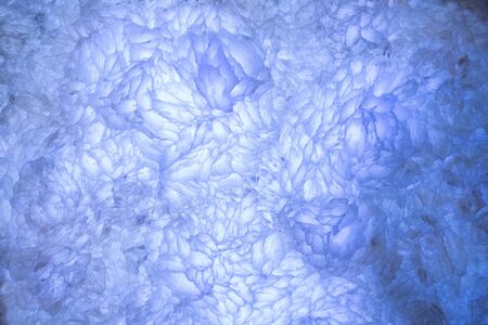 Variety of structure and texture of mineral stone, backlit background close-upの写真素材