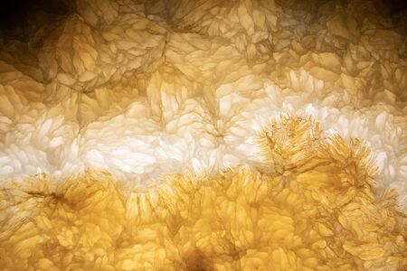Variety of structure and texture of mineral stone, backlit background close-upの写真素材