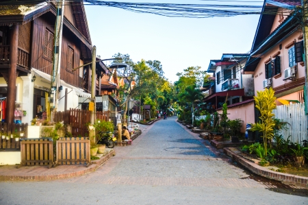 louangprabang townのeditorial素材