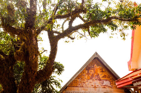 thailand temple viewのeditorial素材