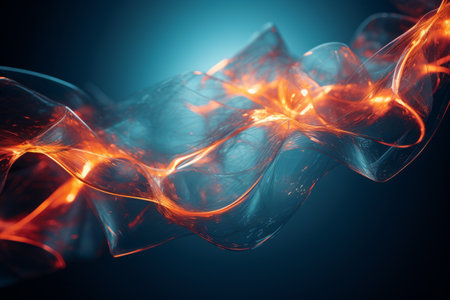 background made of abstract luminous plasticの素材