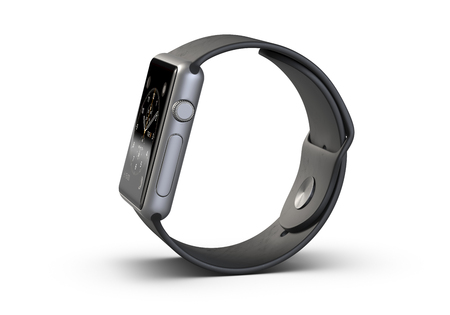 3D illustration Wireless Smart Watch isolated on white backgroundの写真素材