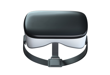 3D render of Virtual Reality goggles isolated on whiteの写真素材