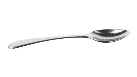 3D render of spoon isolated on white.の写真素材