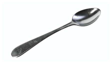 3D render of spoon isolated on white.の写真素材