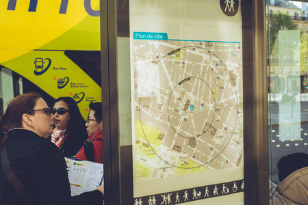 Paris France city walks editorial travel shootのeditorial素材